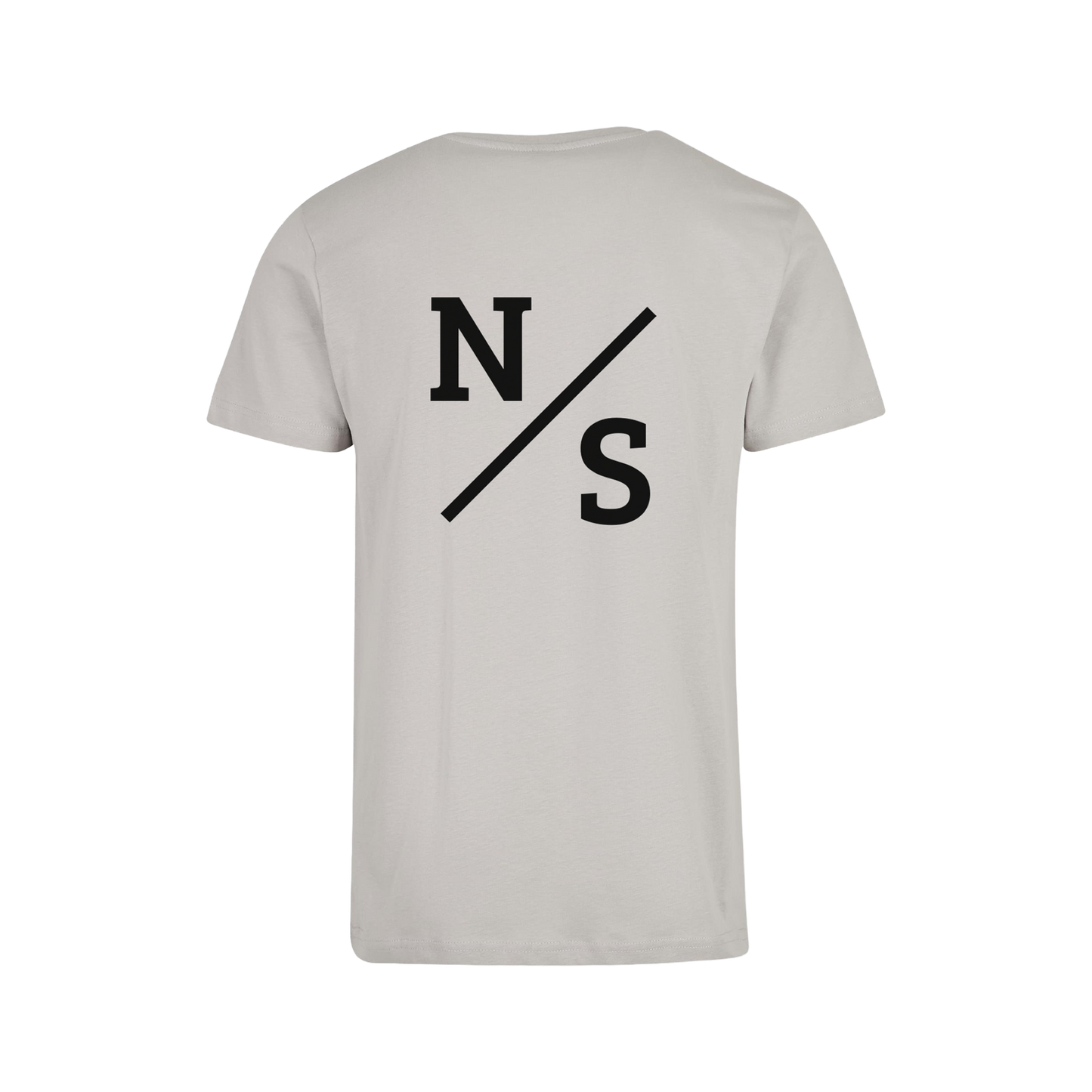 NS Slash T-shirt i Asphalt – rygg