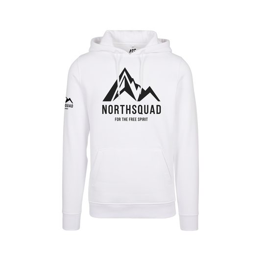 NS Summit Hoodie i Snow – fram