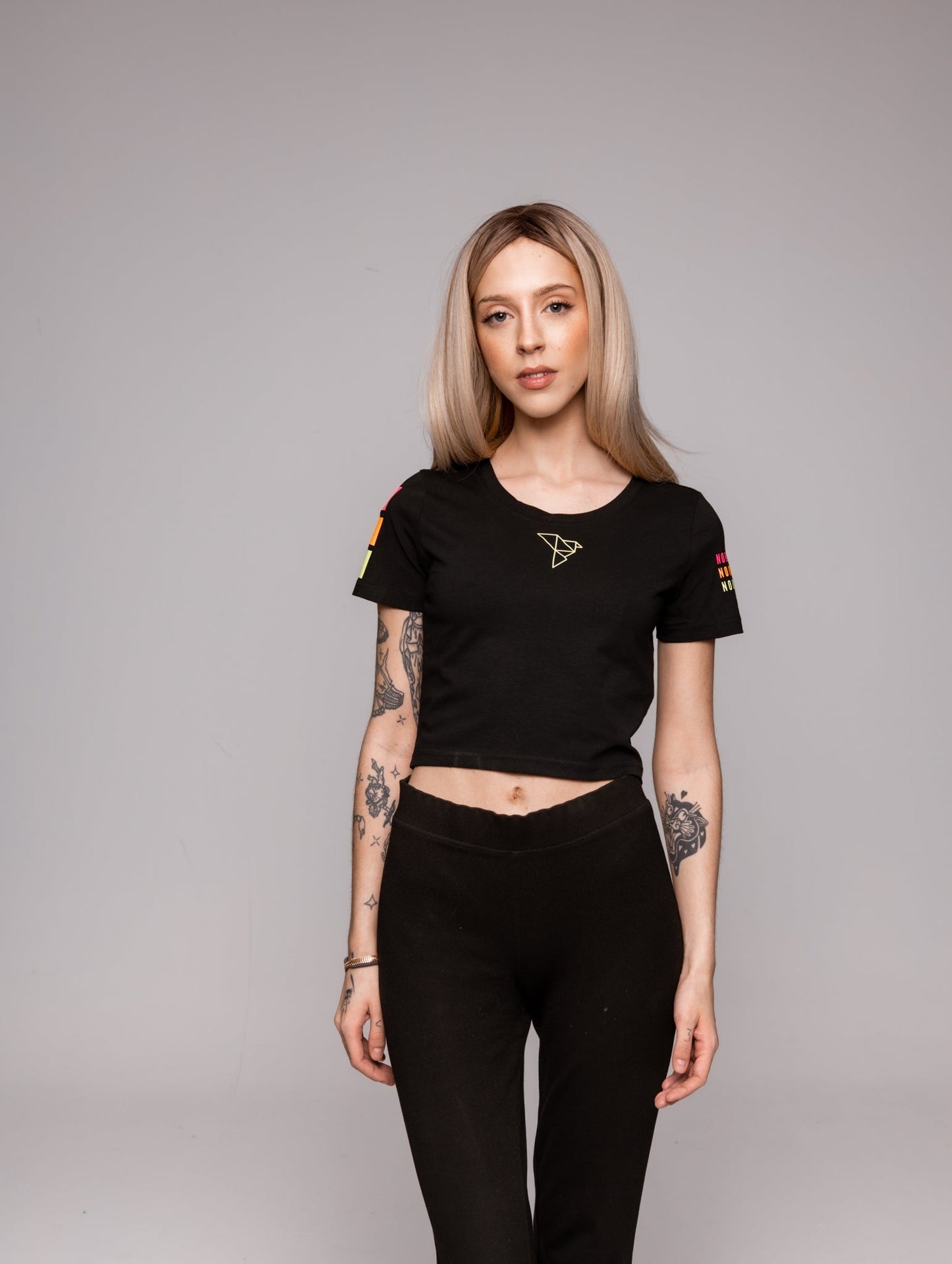 NS Airborne Cropped T-shirt - Neon Northsquad