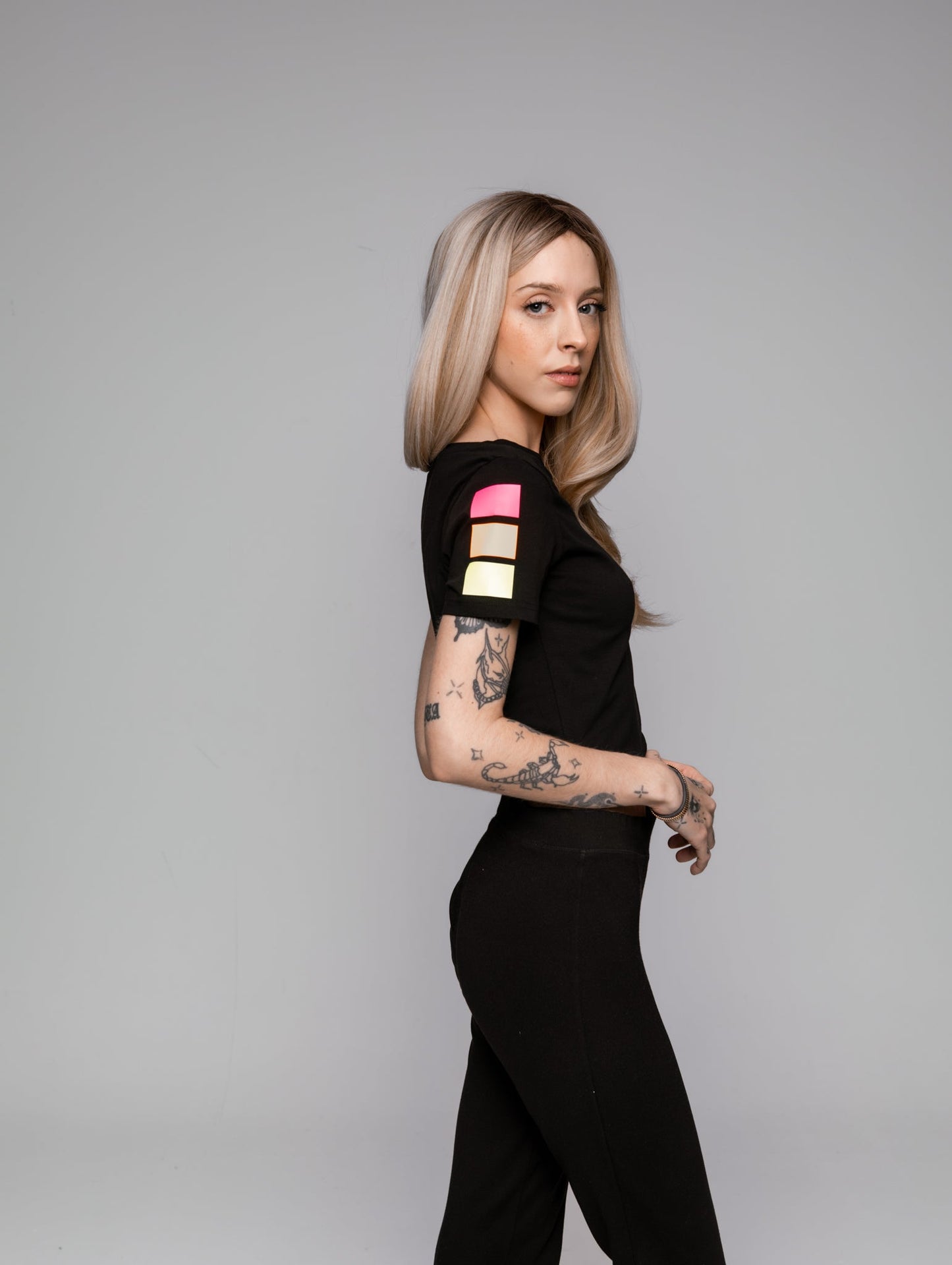 NS Airborne Cropped T-shirt - Neon Northsquad