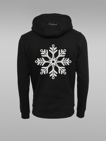 NS Snowflake Hoodie - Black Ice