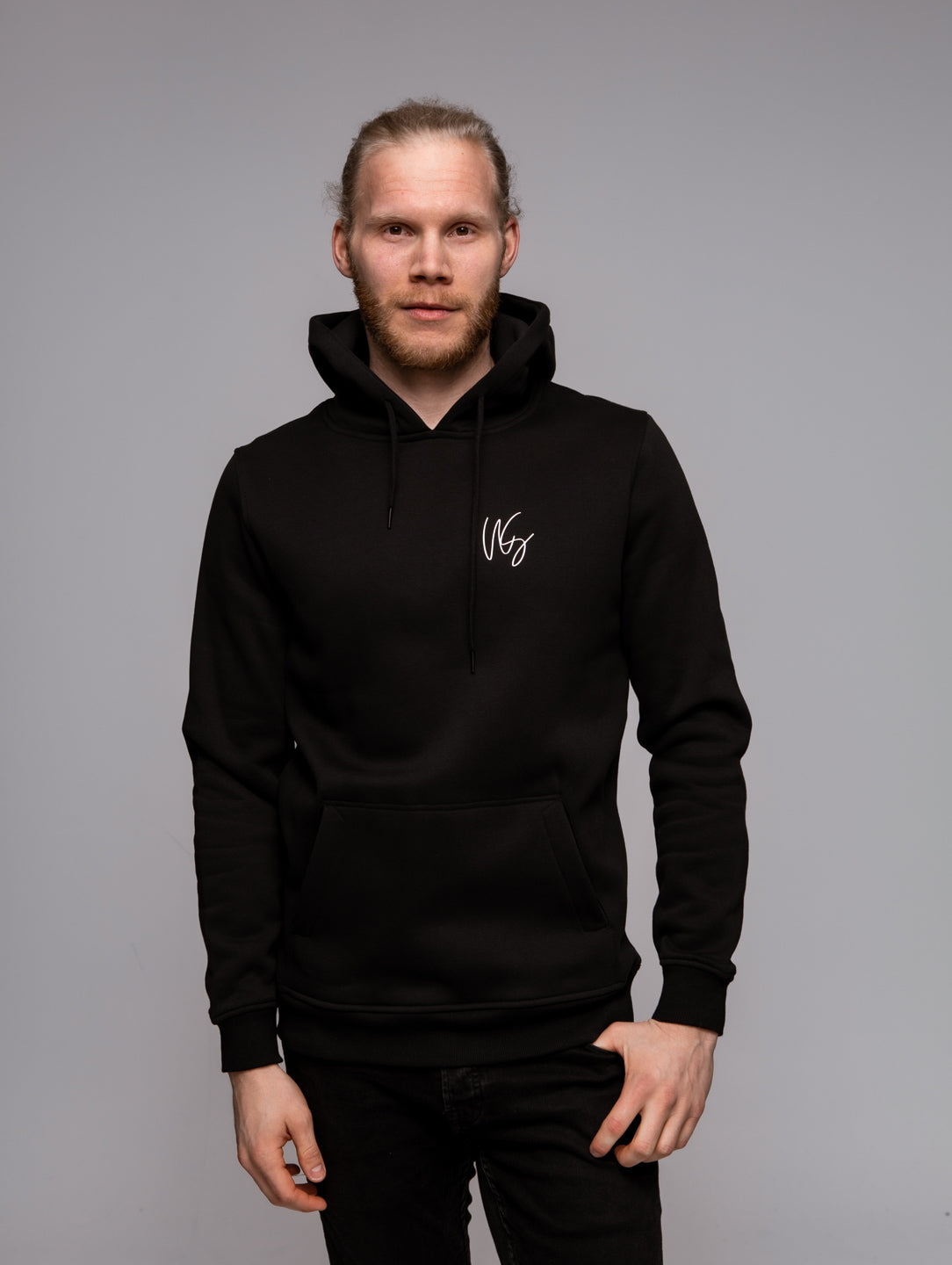 NS Bohemian Hoodie i Black Ice – produktbild