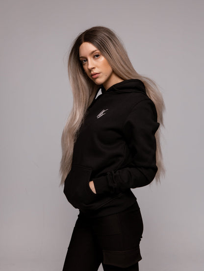 NS Bohemian Hoodie i Black Ice – produktbild