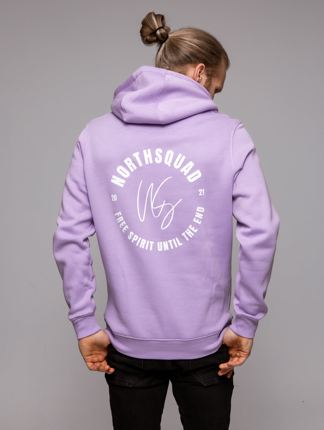 NS Bohemian Hoodie i Purple Rain – produktbild