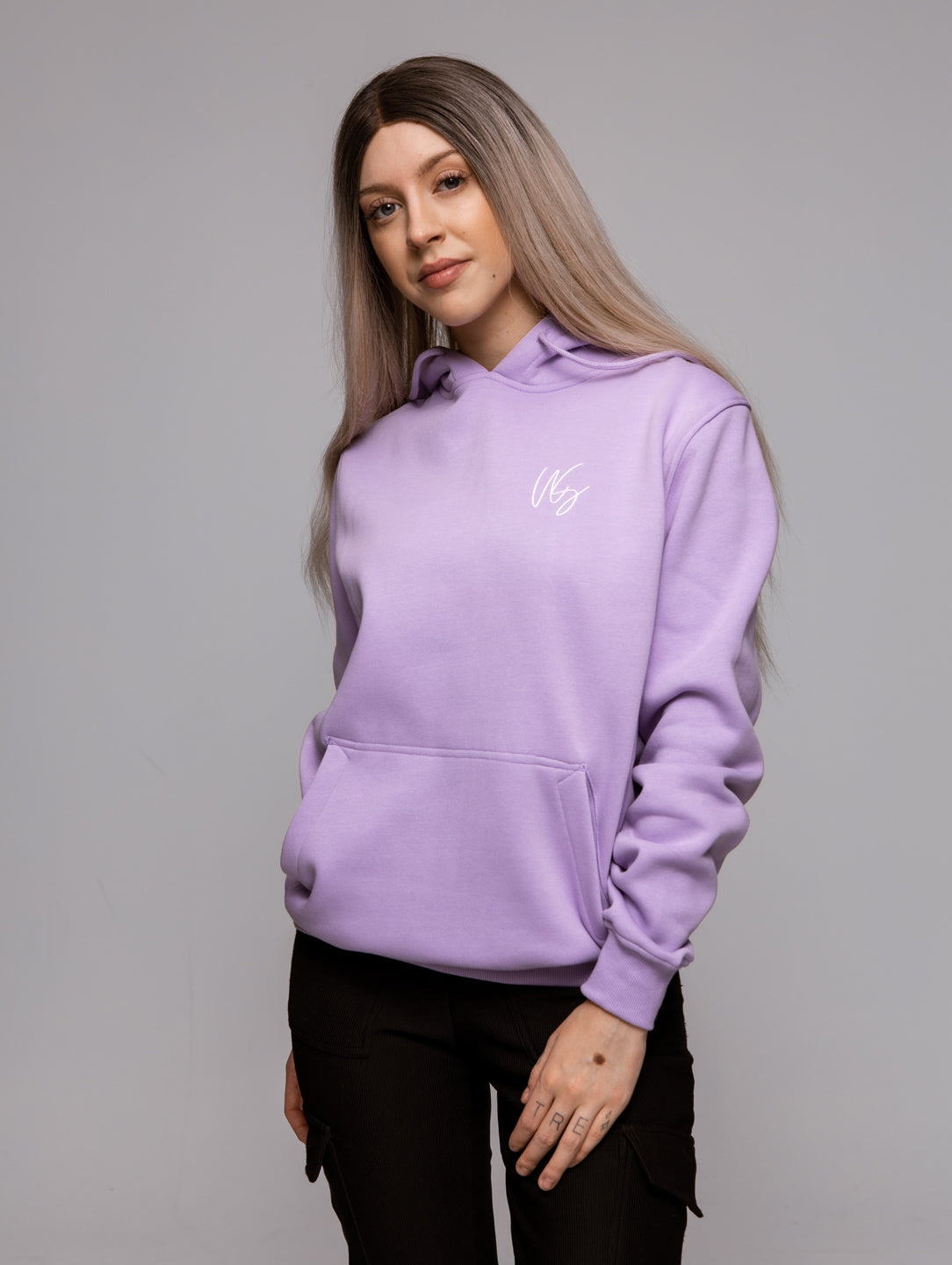 NS Bohemian Hoodie i Purple Rain – produktbild