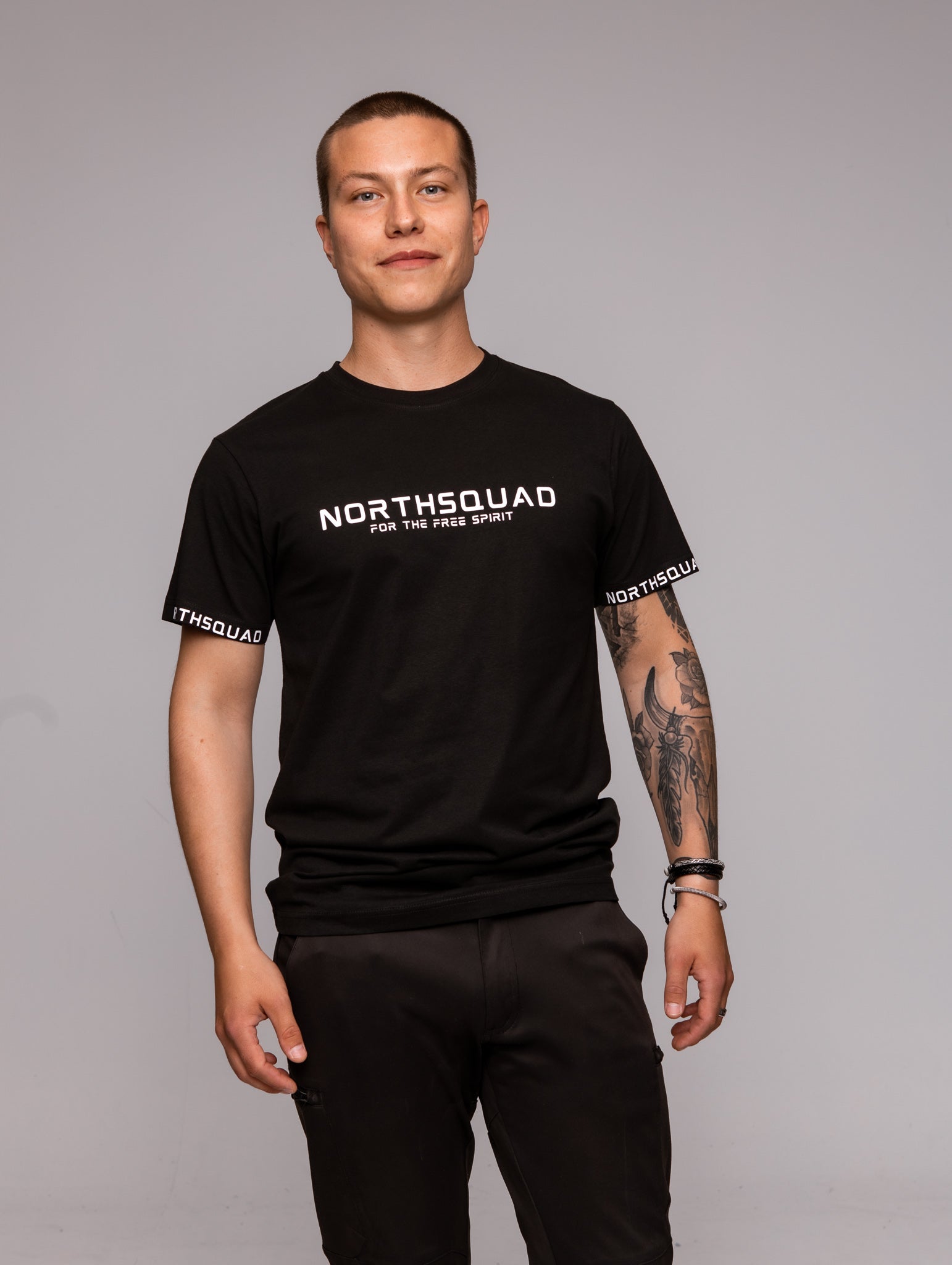 NS Invictus T-shirt i Black Ice – produktbild