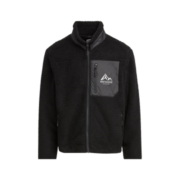 NS Zephyr Sherpa-jacka i Black Ice – fram