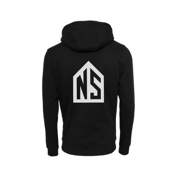 NS Boreal Hoodie i Black Ice – rygg