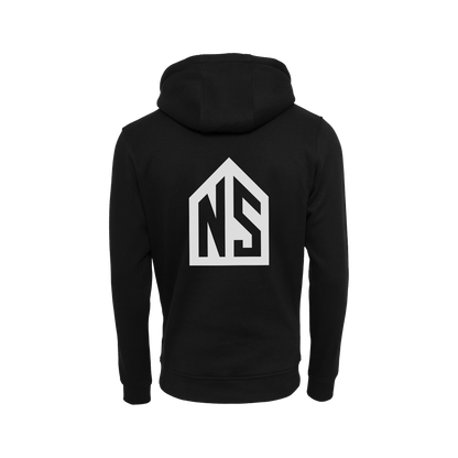 NS Boreal Hoodie i Black Ice – rygg
