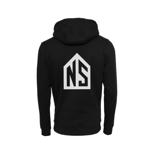 NS Boreal Hoodie i Black Ice – rygg