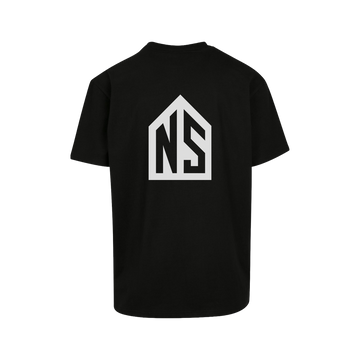 NS Boreal Oversize T-shirt i Black Ice – rygg