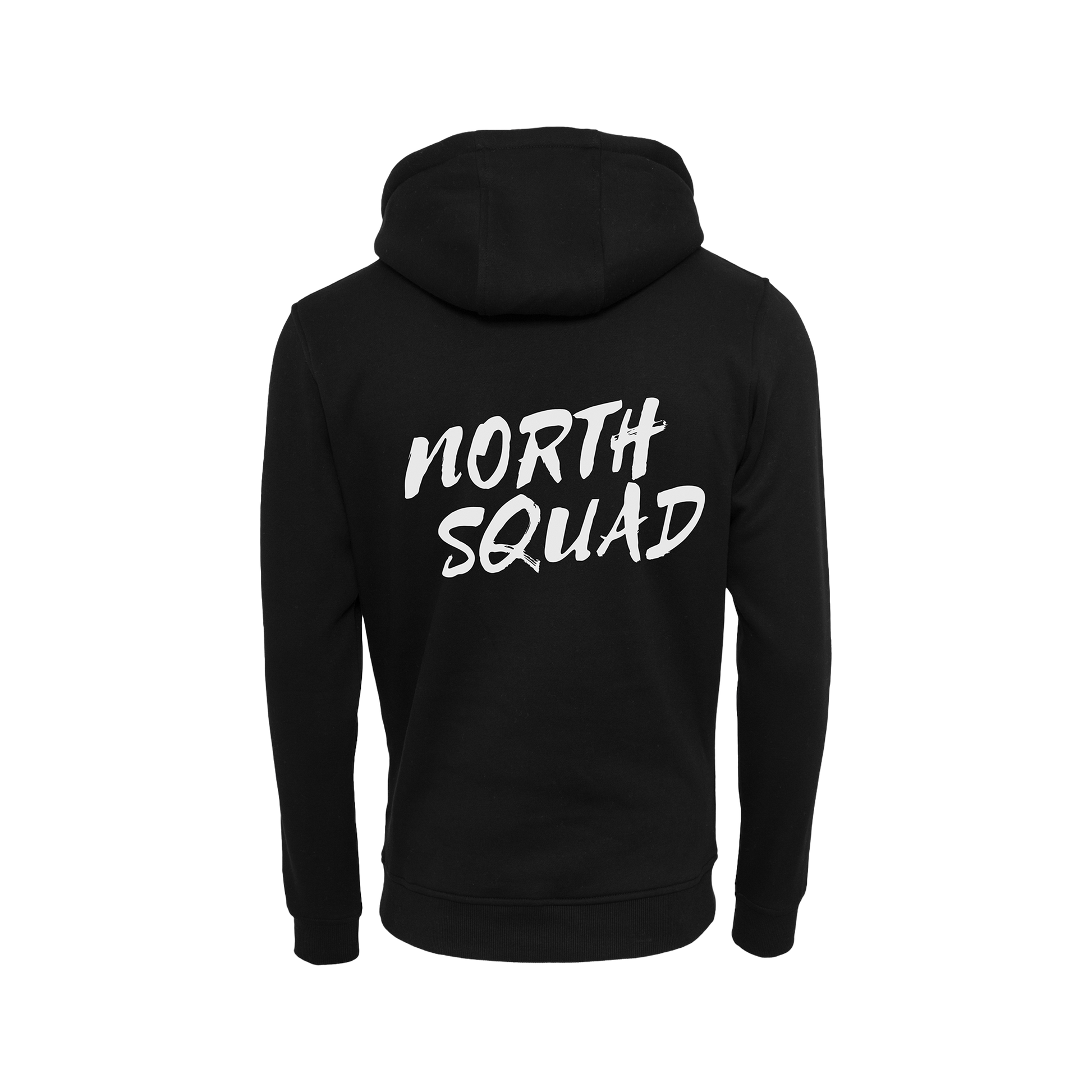 NS Hoodie – rygg med Northsquad-logga