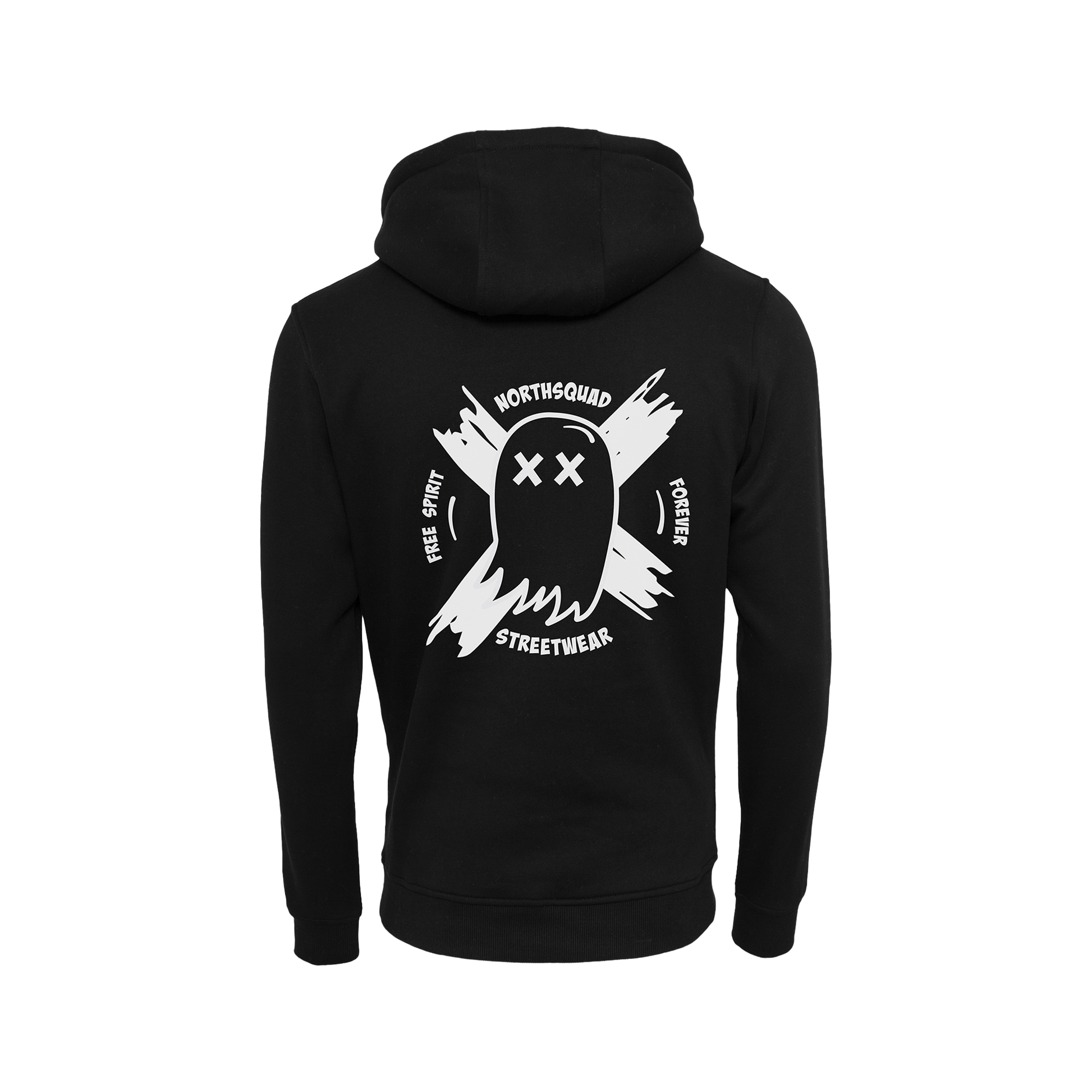 NS Afterlife Hoodie – rygg med tryck
