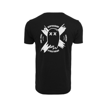 NS Afterlife T-shirt i Black Ice – rygg med tryck