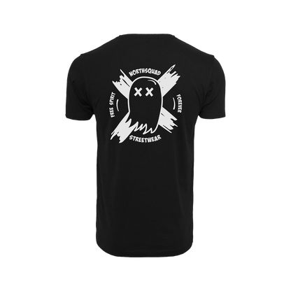 NS Afterlife T-shirt i Black Ice – rygg med tryck