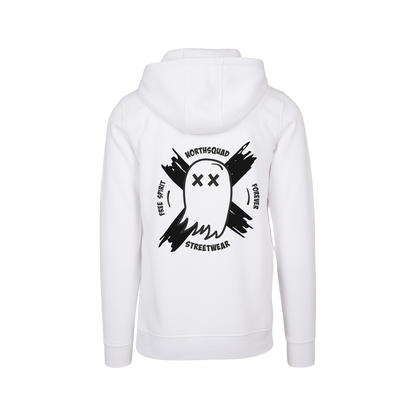 NS Afterlife Hoodie i Snow – rygg
