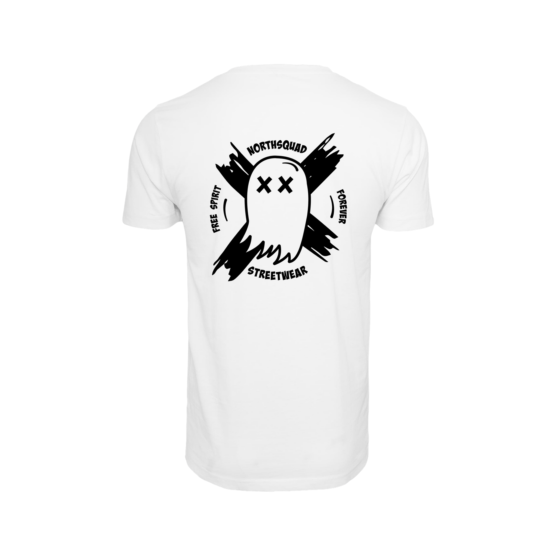 NS Afterlife T-shirt i Snow – rygg