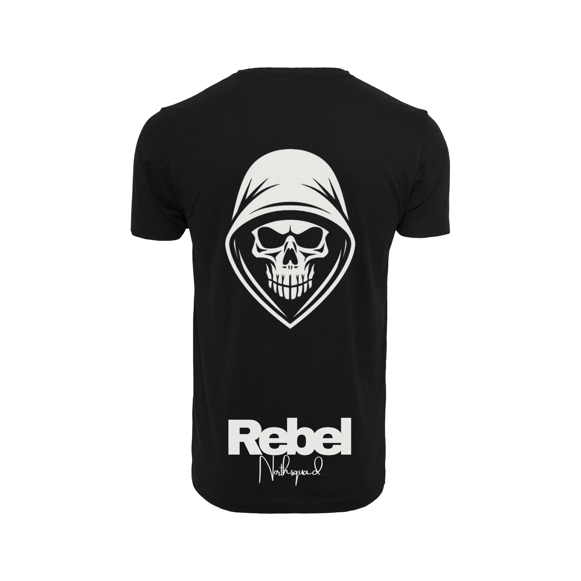 NS Rebel 2.0 T-shirt i Black Ice – rygg med tryck