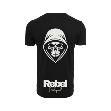 NS Rebel 2.0 T-shirt i Black Ice – rygg med tryck