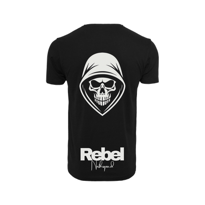NS Rebel 2.0 T-shirt i Black Ice – rygg med tryck