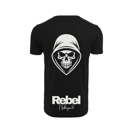 NS Rebel 2.0 T-shirt i Black Ice – rygg med tryck