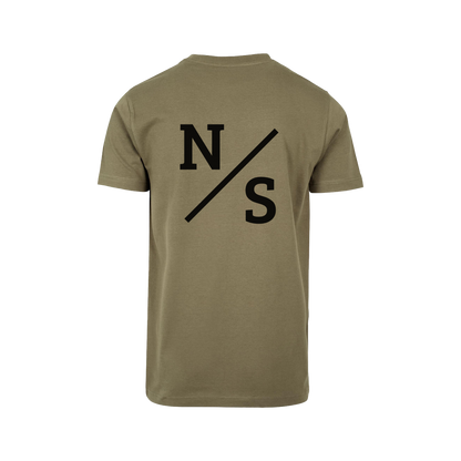 NS Slash T-shirt i Forest – rygg