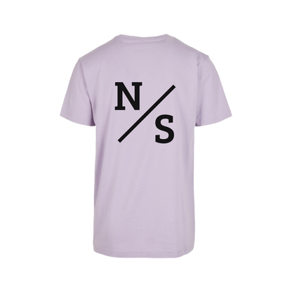 NS Slash T-shirt i Purple Rain – rygg