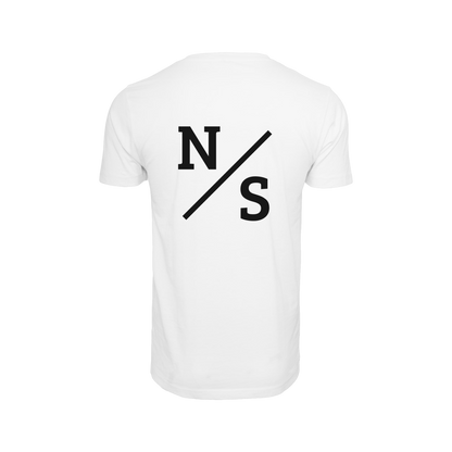 NS Slash T-shirt i Snow – rygg