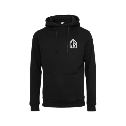 NS Boreal Hoodie i Black Ice – fram