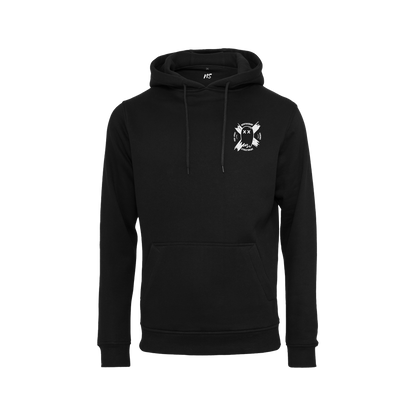 NS Afterlife Hoodie i Black Ice – fram