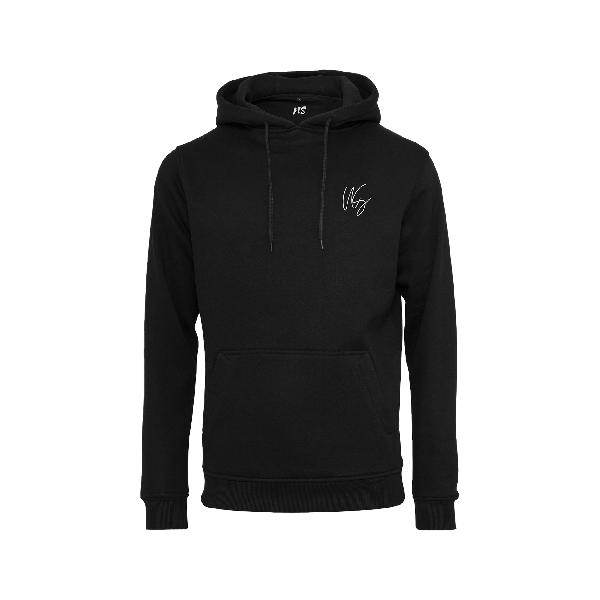 NS Bohemian Hoodie i Black Ice – modellbild fram