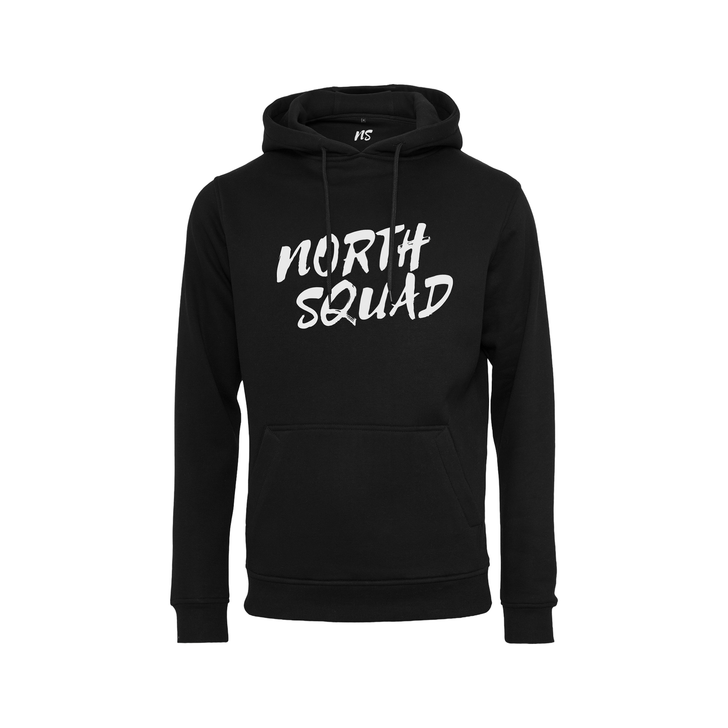 NS Venture Hoodie i Black Ice – modellbild fram