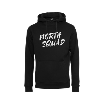 NS Venture Hoodie i Black Ice – modellbild fram