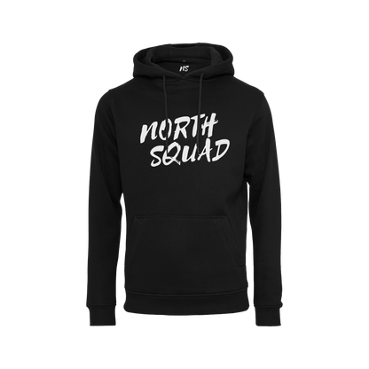 NS Venture Hoodie i Black Ice – modellbild fram