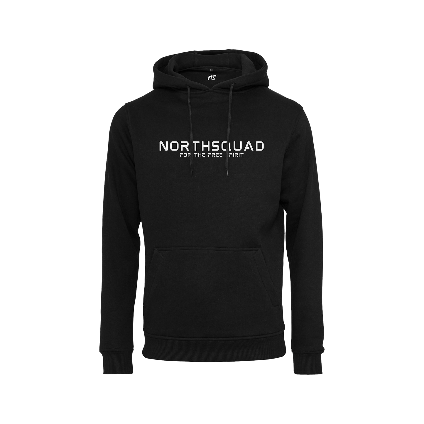 NS Invictus Hoodie i Black Ice – fram