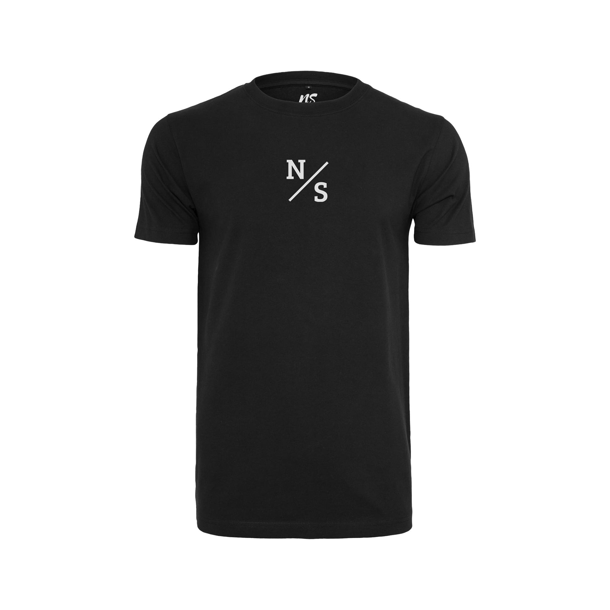 NS Slash T-shirt i Black Ice – fram