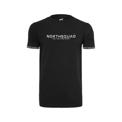 NS Invictus T-shirt i Black Ice – fram
