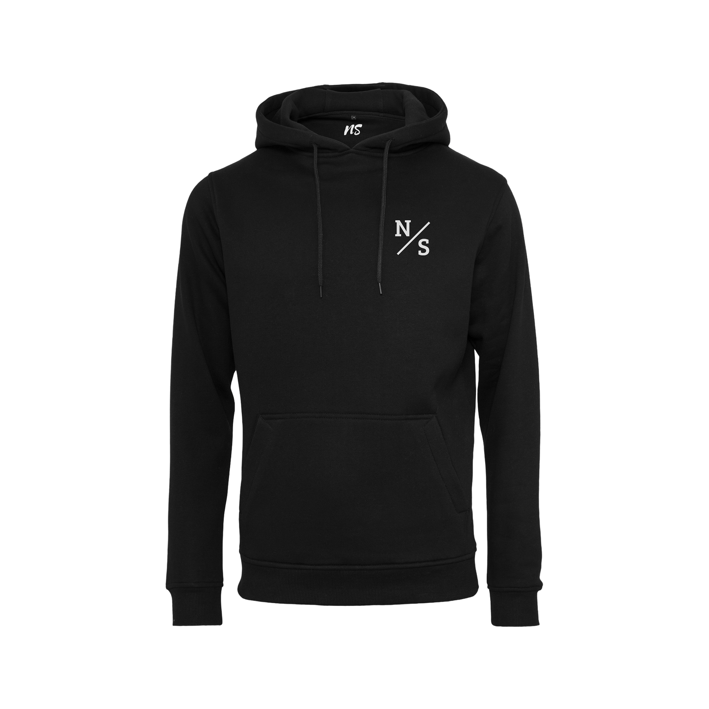 NS Slash Hoodie i Black Ice – fram