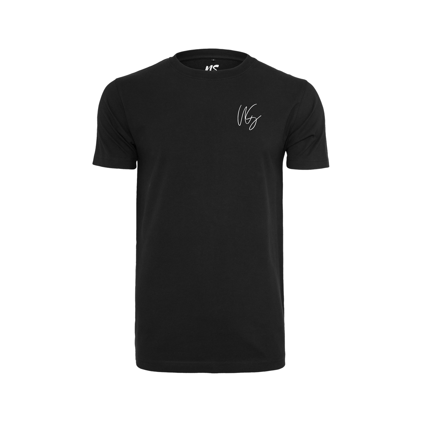 NS Signature T-shirt i Black Ice – fram med silikontryck