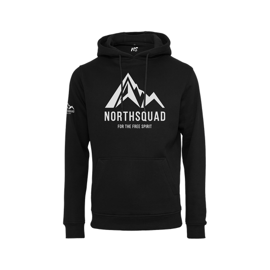 NS Summit Hoodie i Black Ice – fram