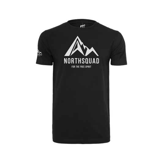 NS Summit T-shirt i Black Ice – fram