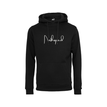 NS Seamless Hoodie i Black Ice – fram