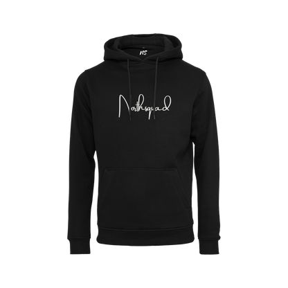 NS Seamless Hoodie i Black Ice – fram