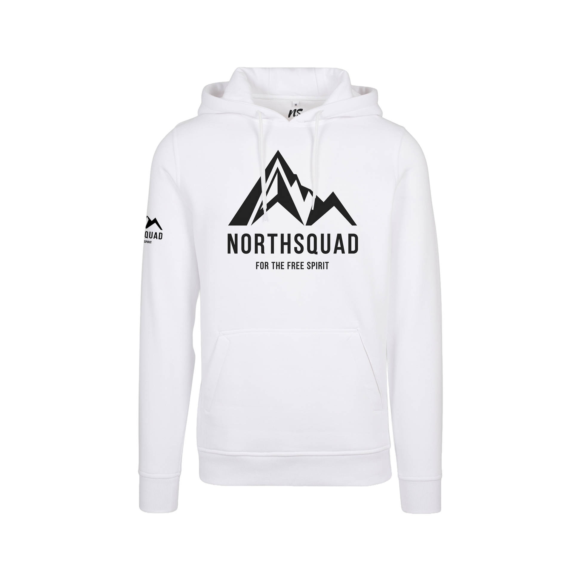 NS Summit Hoodie i Snow – fram