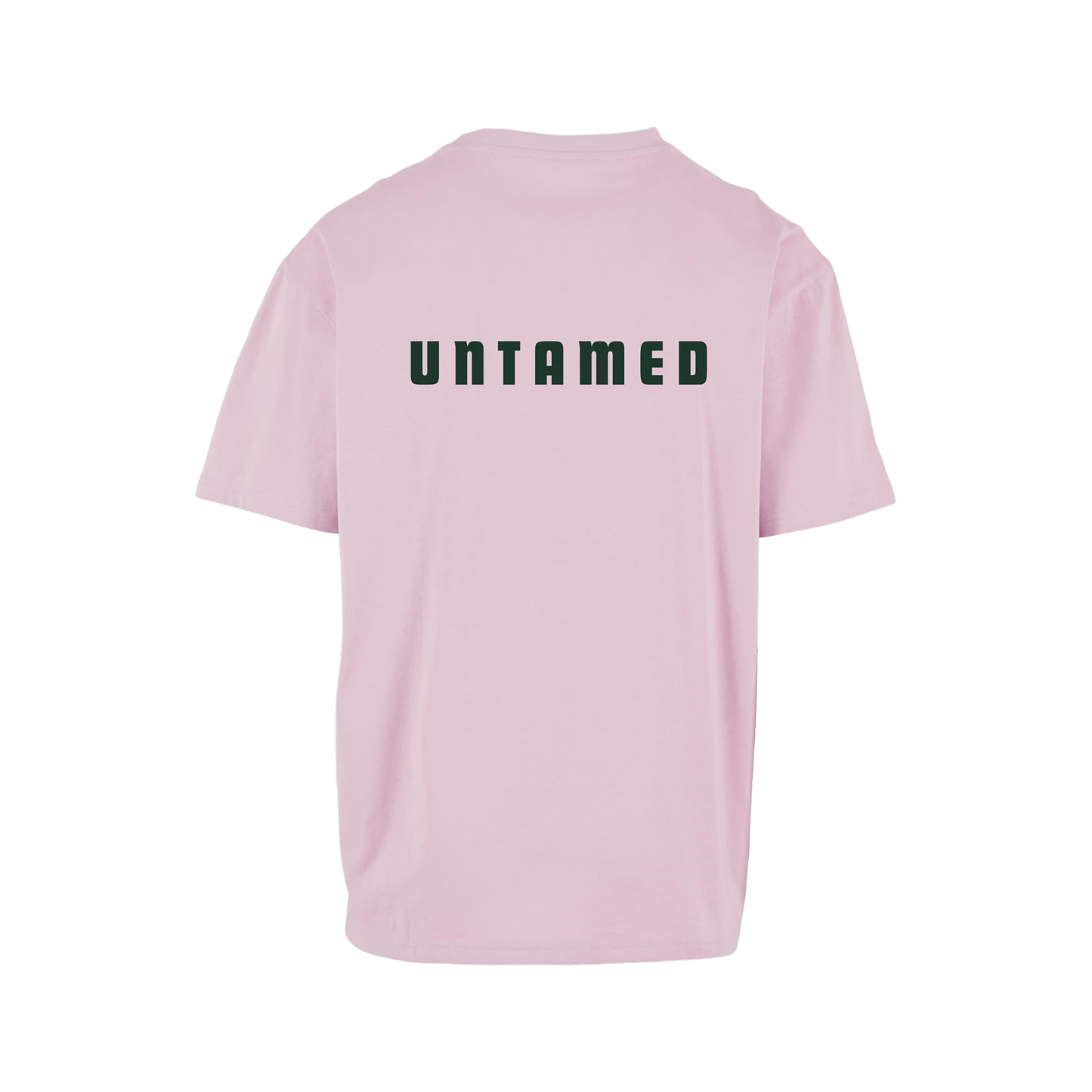 NS Untamed Loose T-shirt i Pink Mist – rygg med tryck