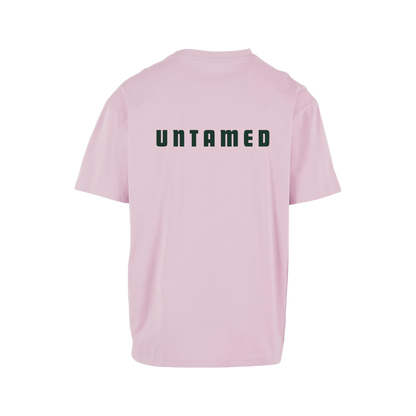 NS Untamed Loose T-shirt i Pink Mist – rygg med tryck