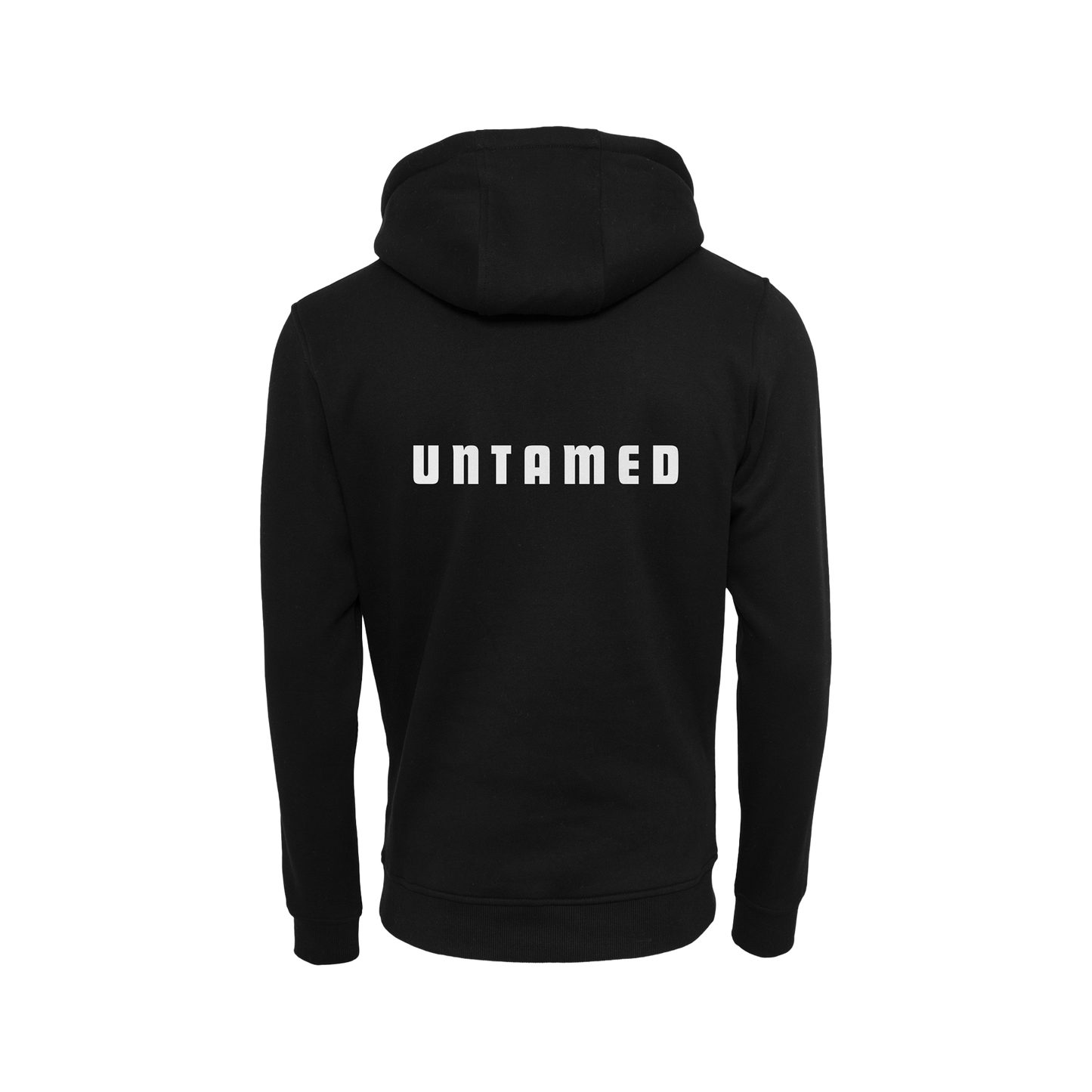 NS Untamed Hoodie i Black Ice – rygg med tryck