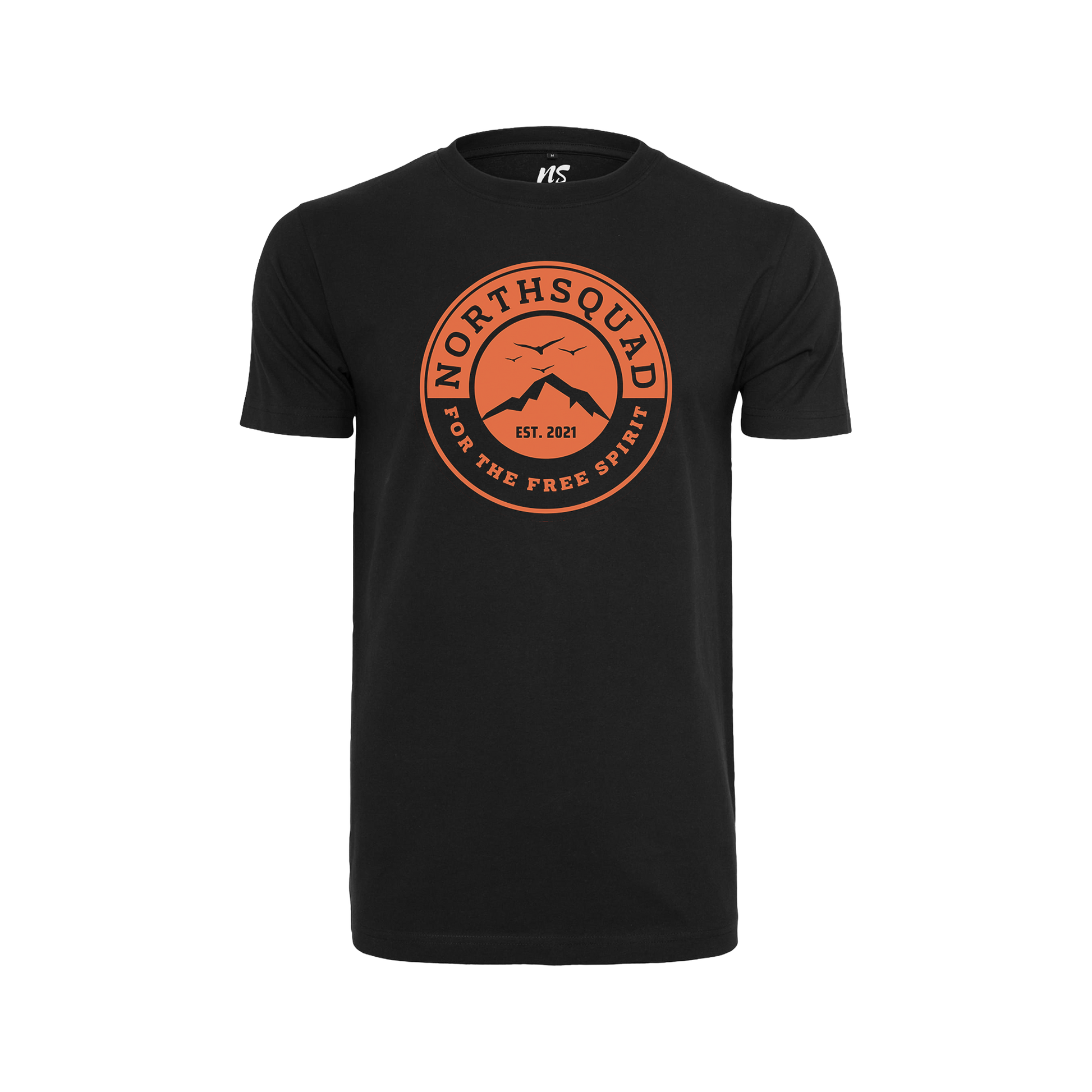 NS Ascend T-shirt i Black Ice – fram