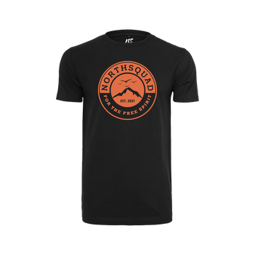 NS Ascend T-shirt i Black Ice – fram