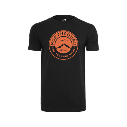 NS Ascend T-shirt i Black Ice – fram